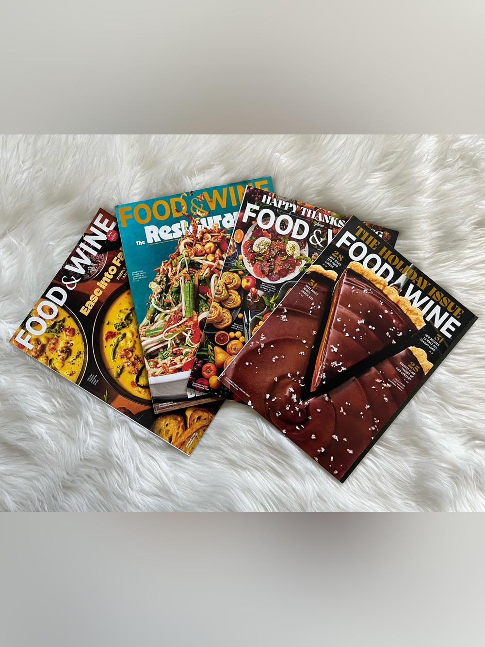 Food & Wine magazines